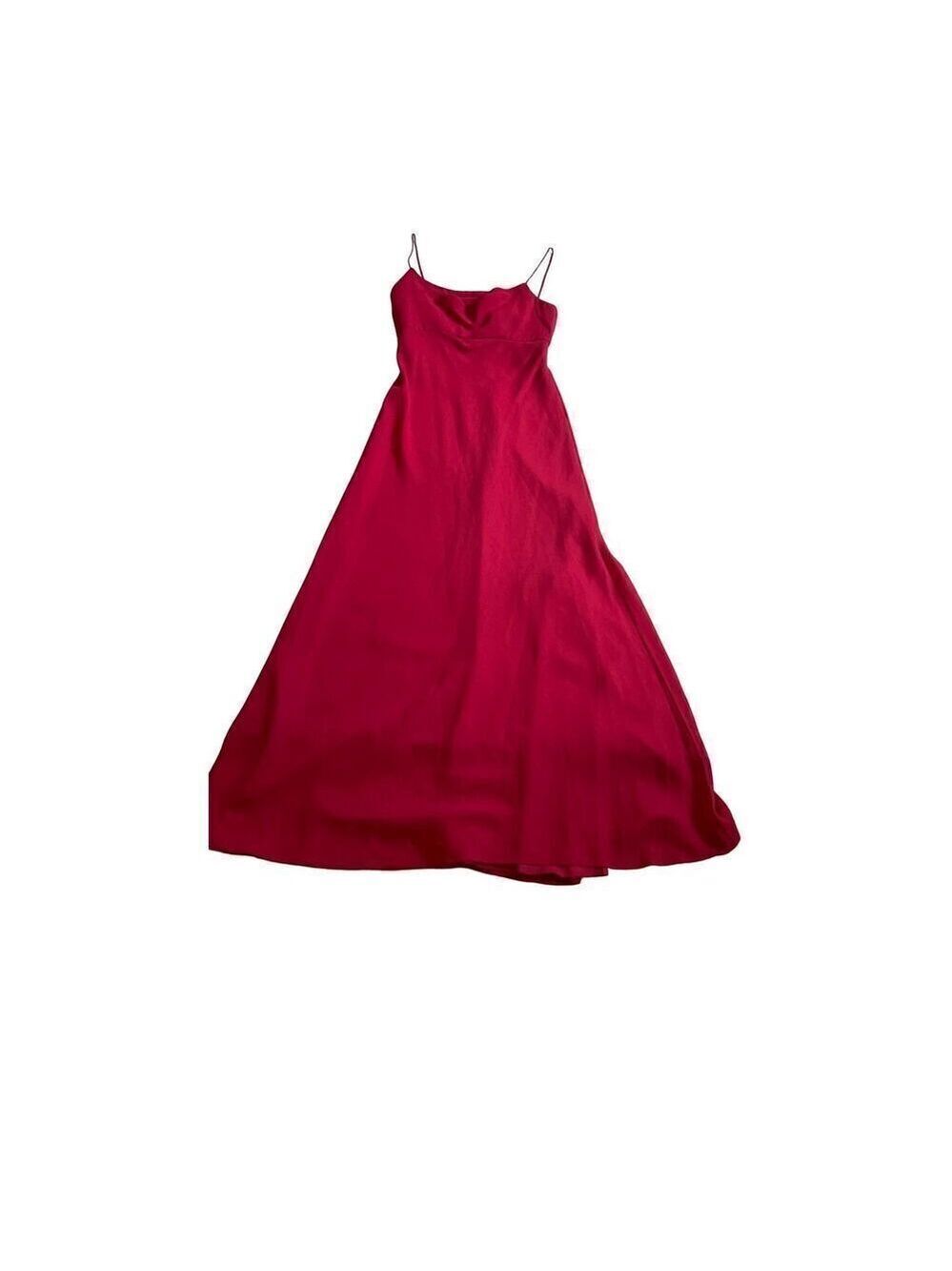 Michelangelo Prom/ Wedding Gown Red Maxi Dress Size M